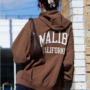 *SOLD* 
BRANDY MELVILLE Brown Malibu California Zip Up
